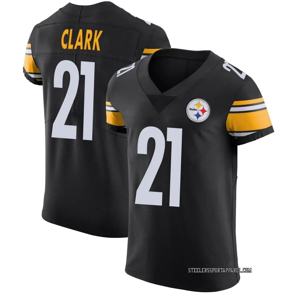 Elite Black Men's Chuck Clark Pittsburgh Steelers Team Color Vapor Untouchable Jersey