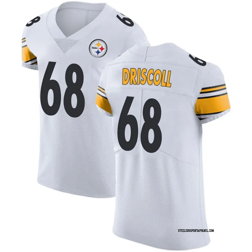 Elite White Men's Jack Driscoll Pittsburgh Steelers Vapor Untouchable Jersey