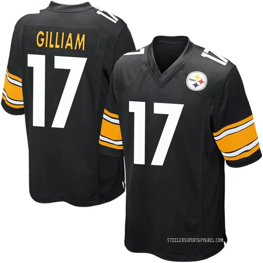 Game Black Men's Joe Gilliam Pittsburgh Steelers Team Color Jersey