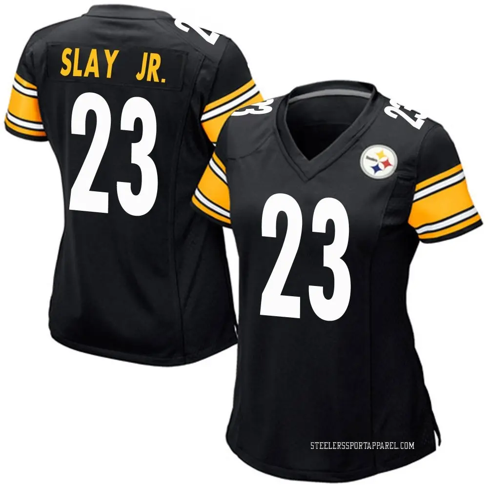 Game Black Women's Darius Slay Jr. Pittsburgh Steelers Team Color Jersey