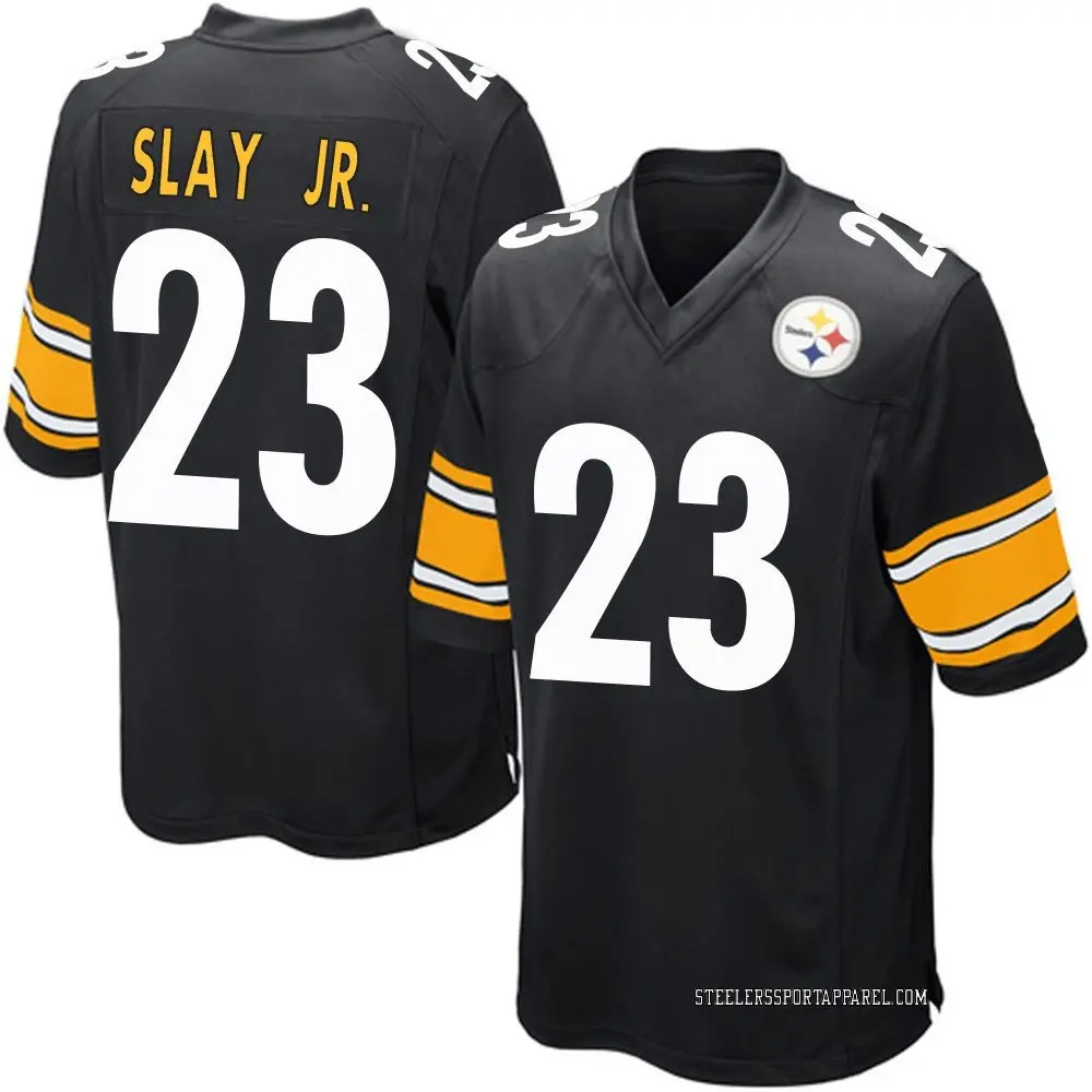 Game Black Youth Darius Slay Jr. Pittsburgh Steelers Team Color Jersey