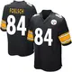 Game Black Youth Kevin Foelsch Pittsburgh Steelers Team Color Jersey