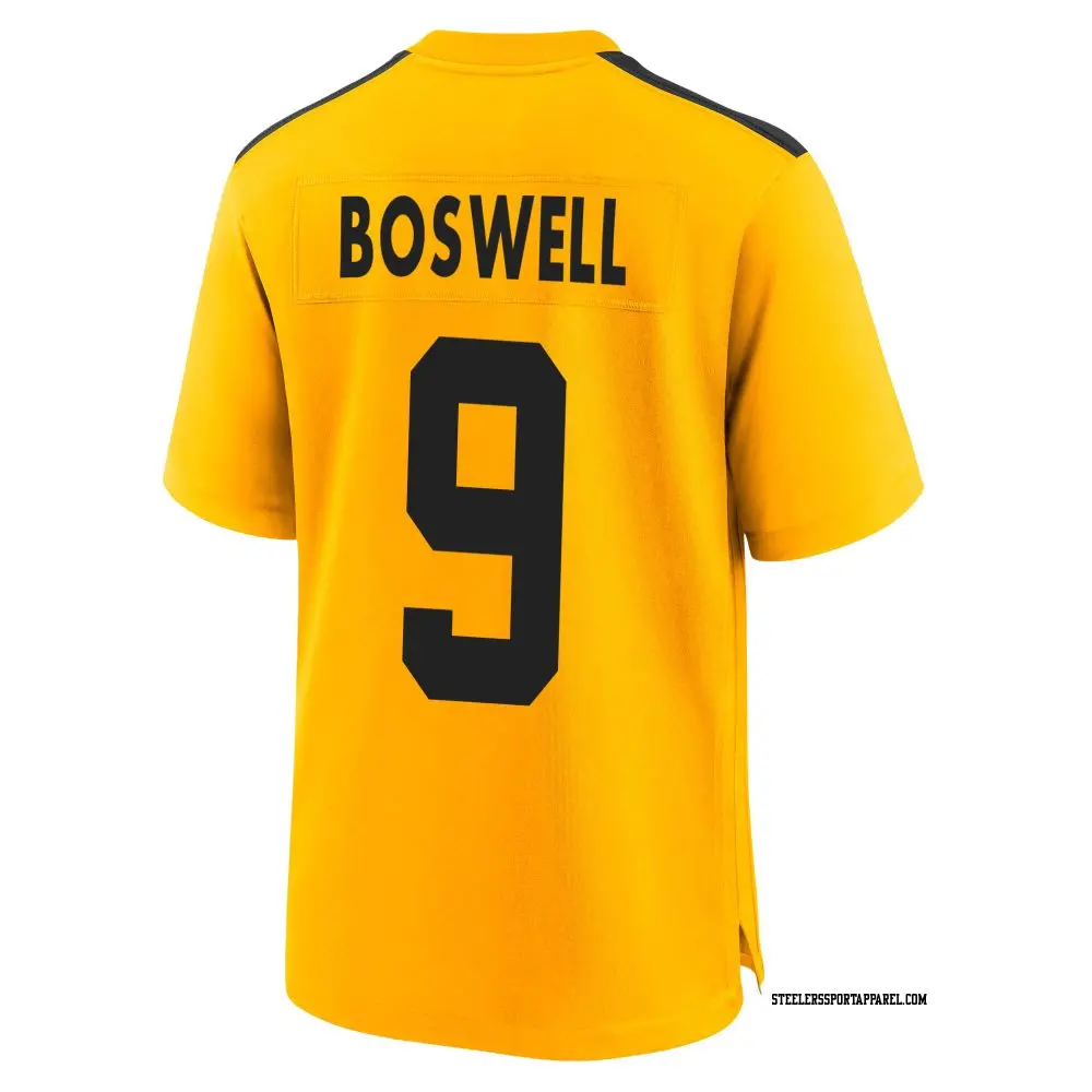 Game Gold Men's Chris Boswell Pittsburgh Steelers Alternate 1933