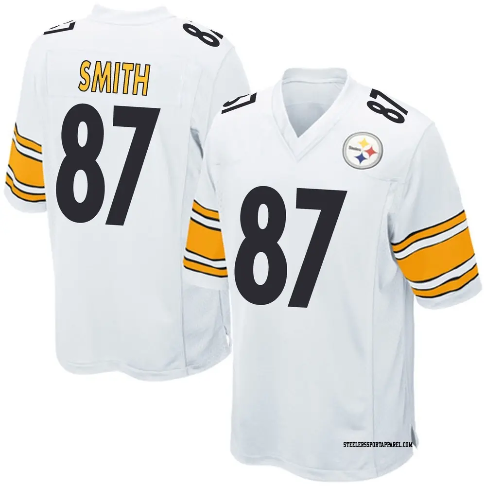 Game White Men's Brandon Smith Pittsburgh Steelers Jersey