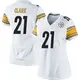 Game White Women's Chuck Clark Pittsburgh Steelers Jersey