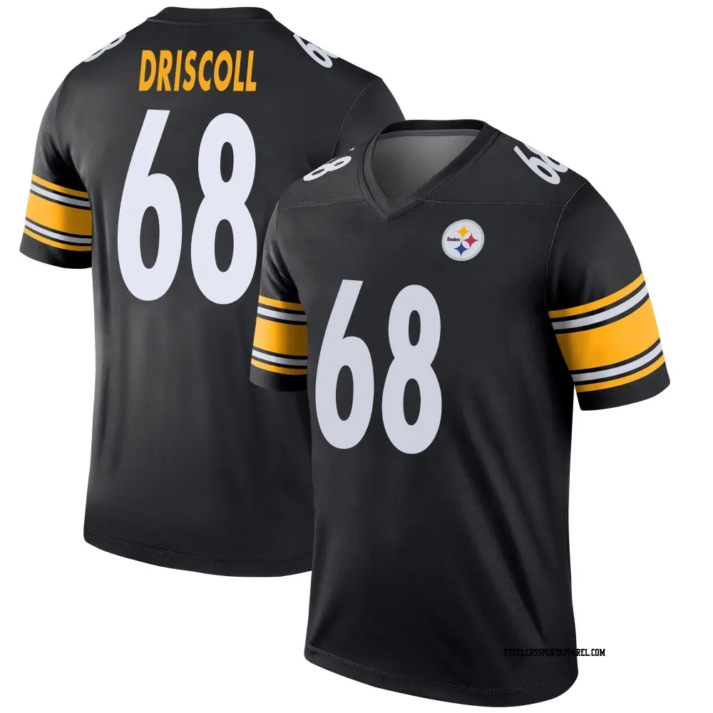 Legend Black Men's Jack Driscoll Pittsburgh Steelers Jersey
