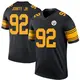 Legend Black Men's Kevin Jobity Jr. Pittsburgh Steelers Color Rush Jersey