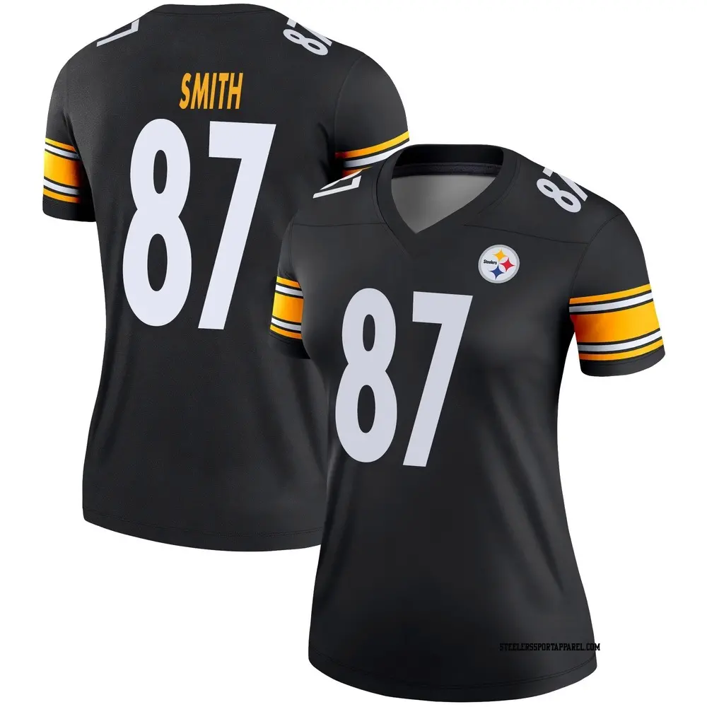 Legend Black Women's Brandon Smith Pittsburgh Steelers Jersey