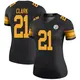 Legend Black Women's Chuck Clark Pittsburgh Steelers Color Rush Jersey