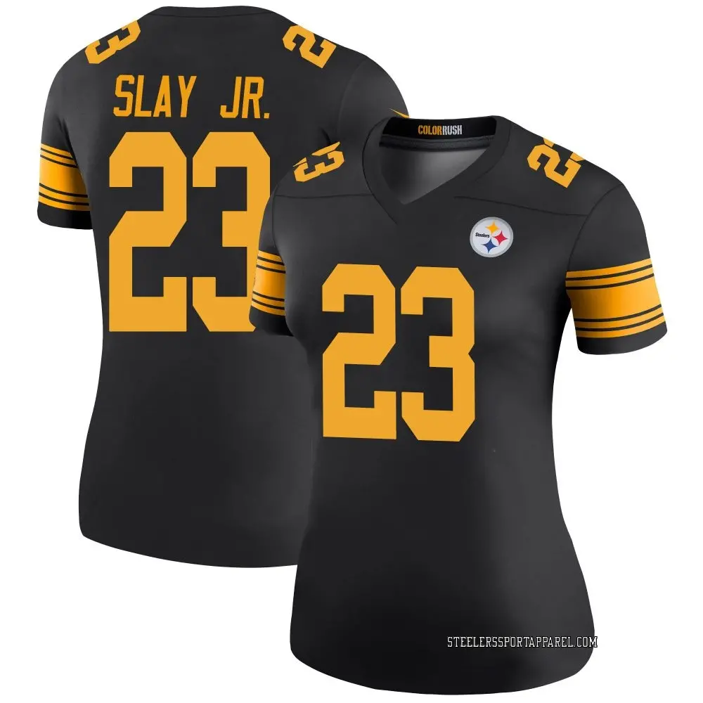 Legend Black Women's Darius Slay Jr. Pittsburgh Steelers Color Rush Jersey