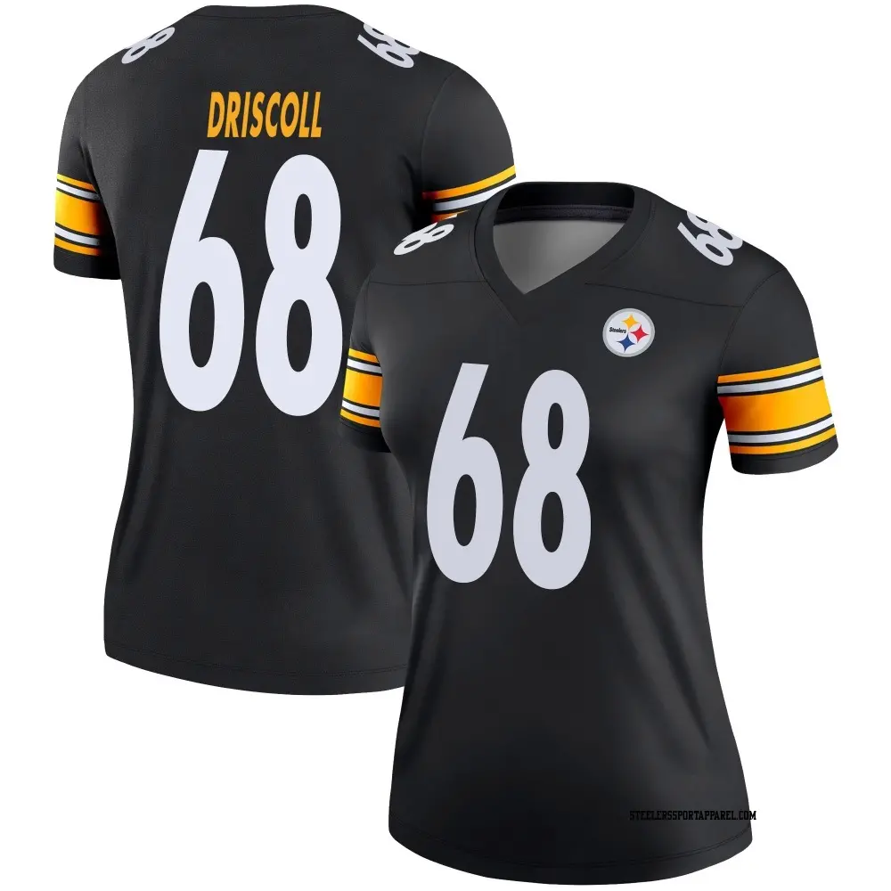 Legend Black Women's Jack Driscoll Pittsburgh Steelers Jersey