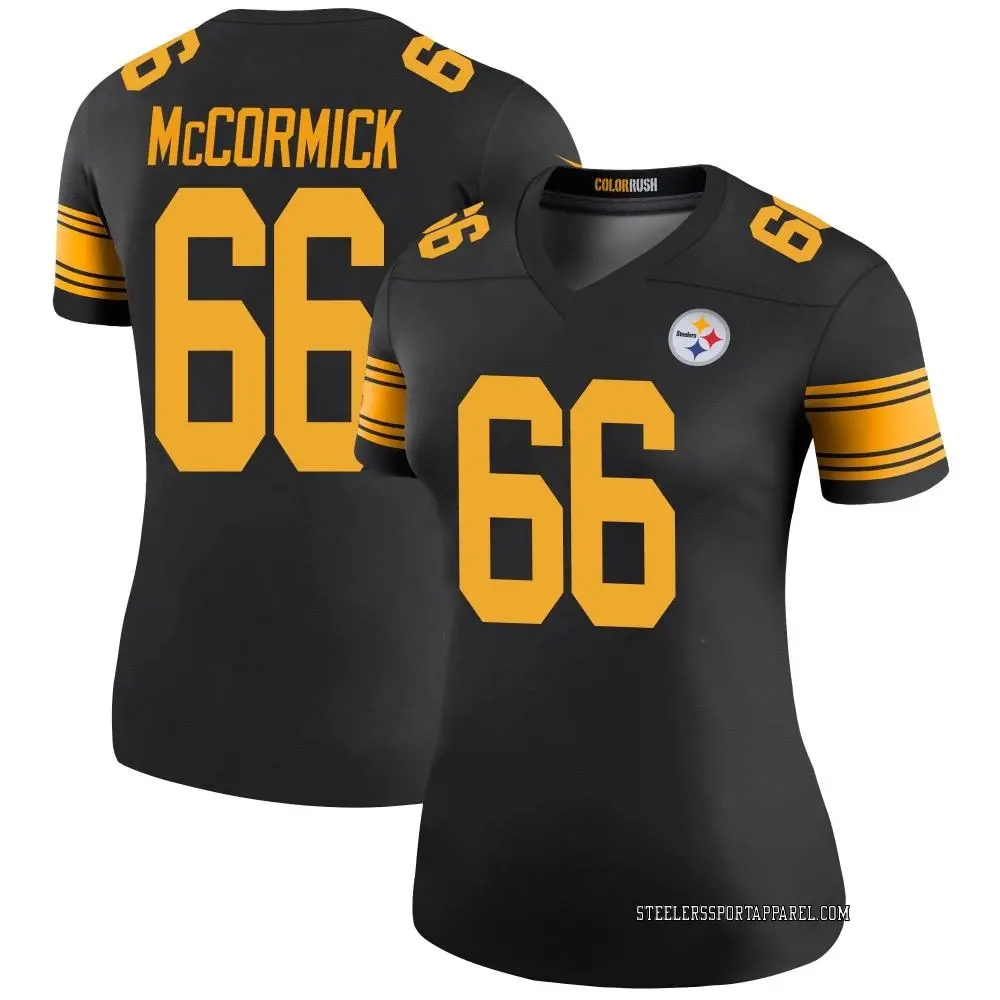 Legend Black Women's Mason McCormick Pittsburgh Steelers Color Rush Jersey