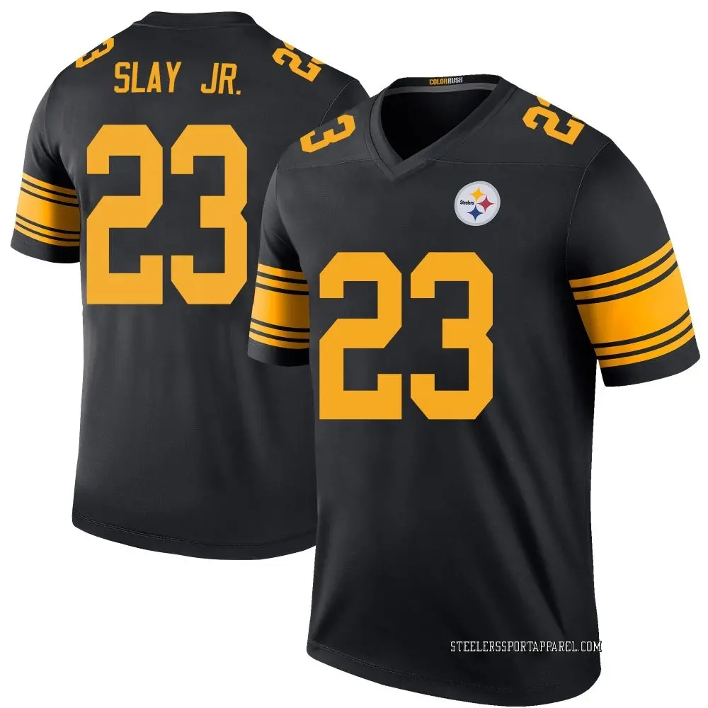 Legend Black Youth Darius Slay Jr. Pittsburgh Steelers Color Rush Jersey