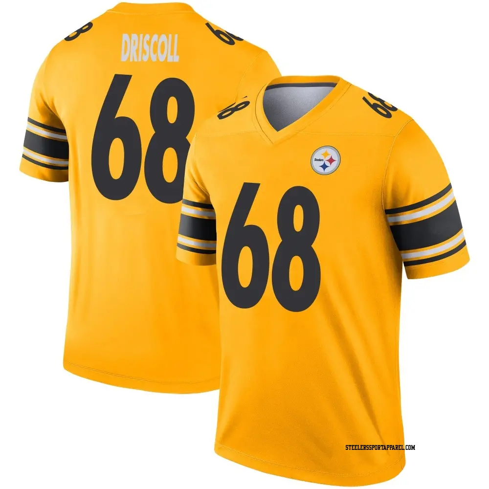 Legend Gold Men's Jack Driscoll Pittsburgh Steelers Inverted Jersey