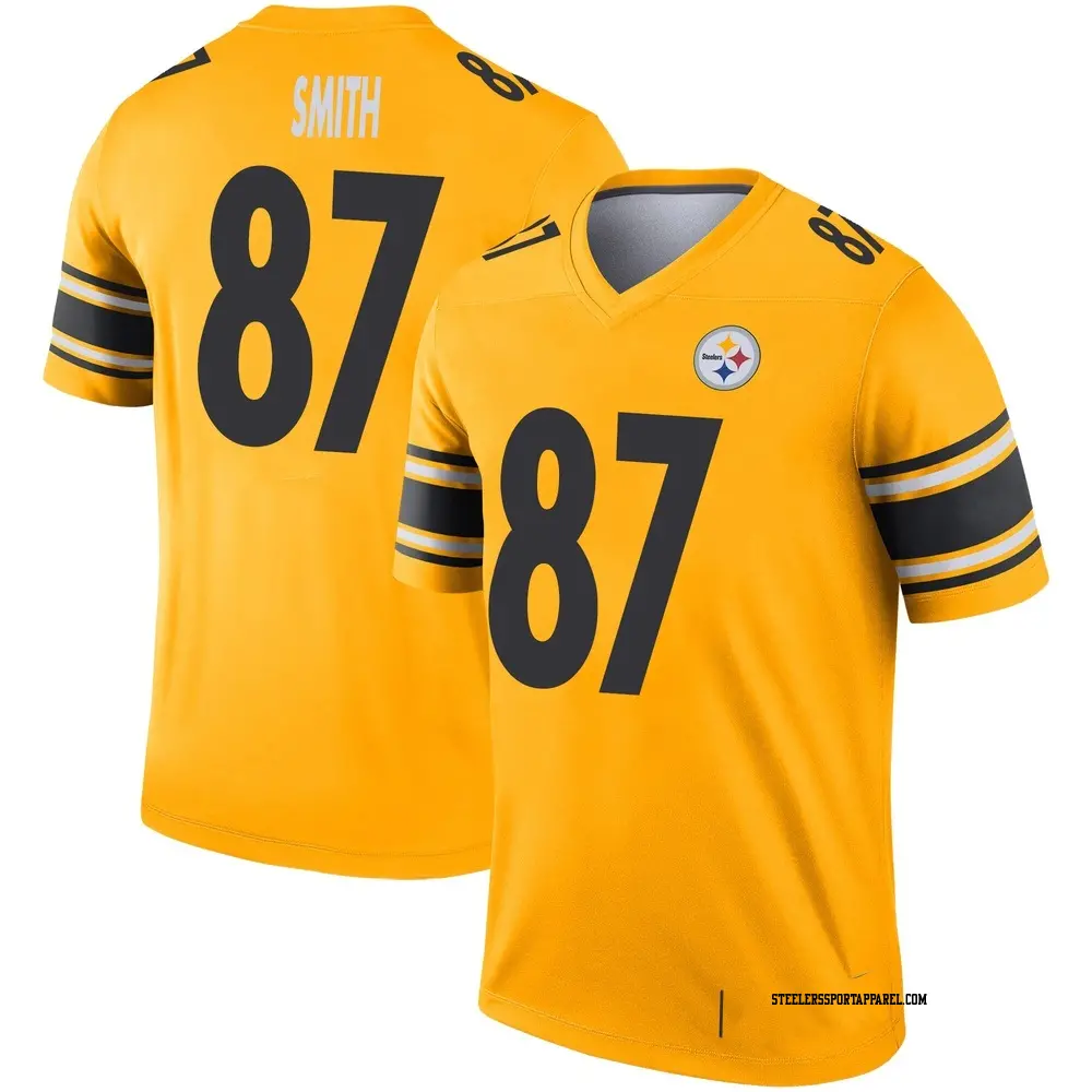Legend Gold Youth Brandon Smith Pittsburgh Steelers Inverted Jersey