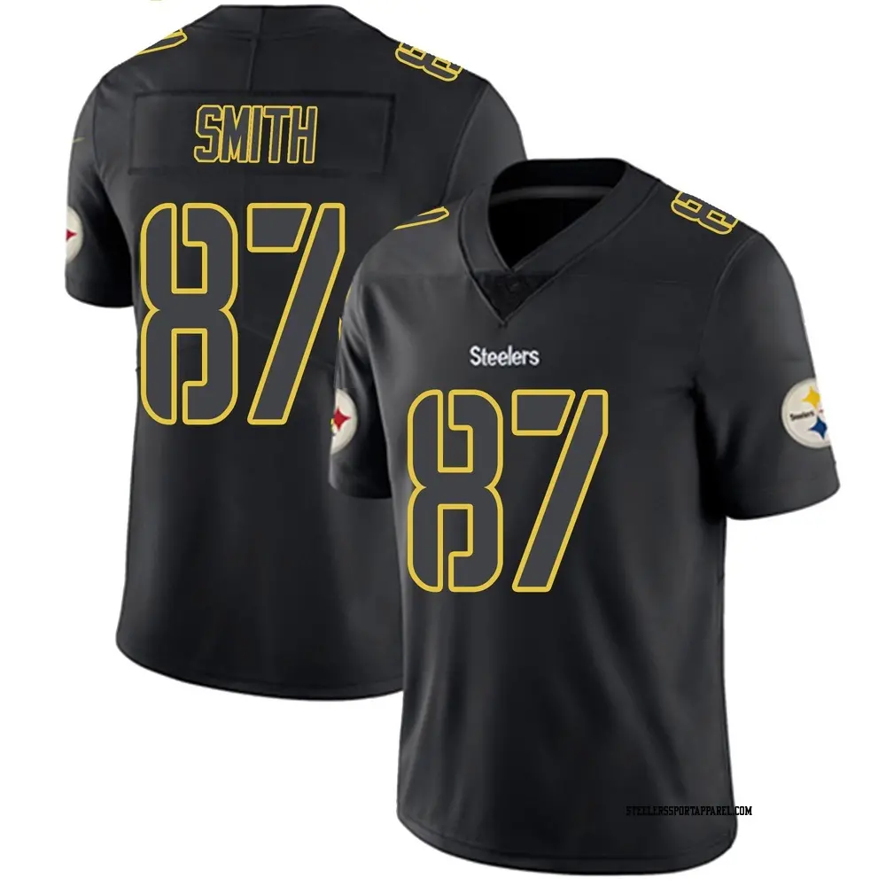 Limited Black Impact Men's Brandon Smith Pittsburgh Steelers Jersey