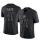Limited Black Men's Chuck Clark Pittsburgh Steelers Reflective Jersey