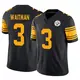 Limited Black Men's Corliss Waitman Pittsburgh Steelers 2nd Alternate Vapor F.U.S.E. Jersey