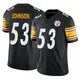 Limited Black Men's Kyron Johnson Pittsburgh Steelers Vapor F.U.S.E. Jersey
