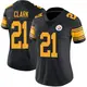 Limited Black Women's Chuck Clark Pittsburgh Steelers Color Rush Jersey