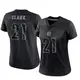 Limited Black Women's Chuck Clark Pittsburgh Steelers Reflective Jersey