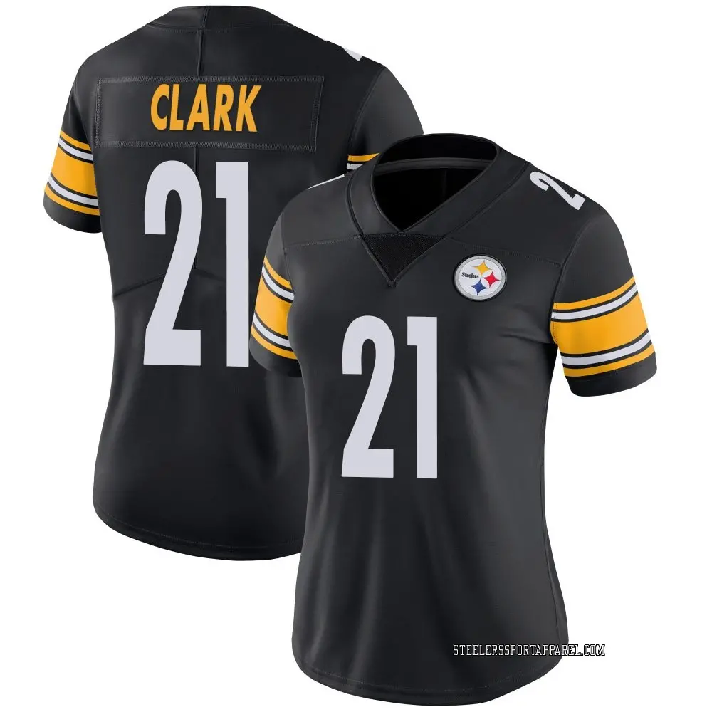 Limited Black Women's Chuck Clark Pittsburgh Steelers Team Color Vapor Untouchable Jersey
