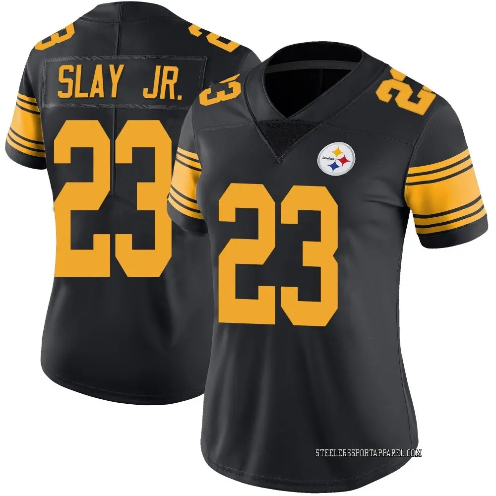 Limited Black Women's Darius Slay Jr. Pittsburgh Steelers Color Rush Jersey
