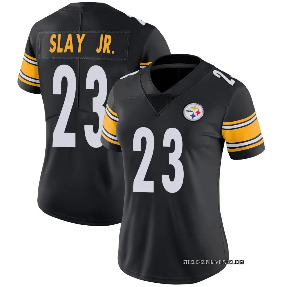 Limited Black Women's Darius Slay Jr. Pittsburgh Steelers Team Color Vapor Untouchable Jersey