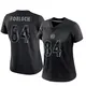 Limited Black Women's Kevin Foelsch Pittsburgh Steelers Reflective Jersey