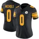 Limited Black Women's Lew Nichols Pittsburgh Steelers Color Rush Jersey