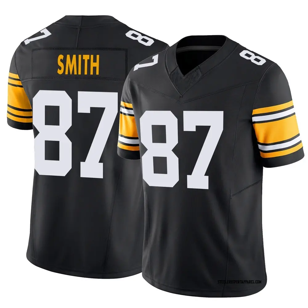 Limited Black Youth Brandon Smith Pittsburgh Steelers Alternate Vapor F.U.S.E. Jersey