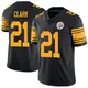 Limited Black Youth Chuck Clark Pittsburgh Steelers Color Rush Jersey