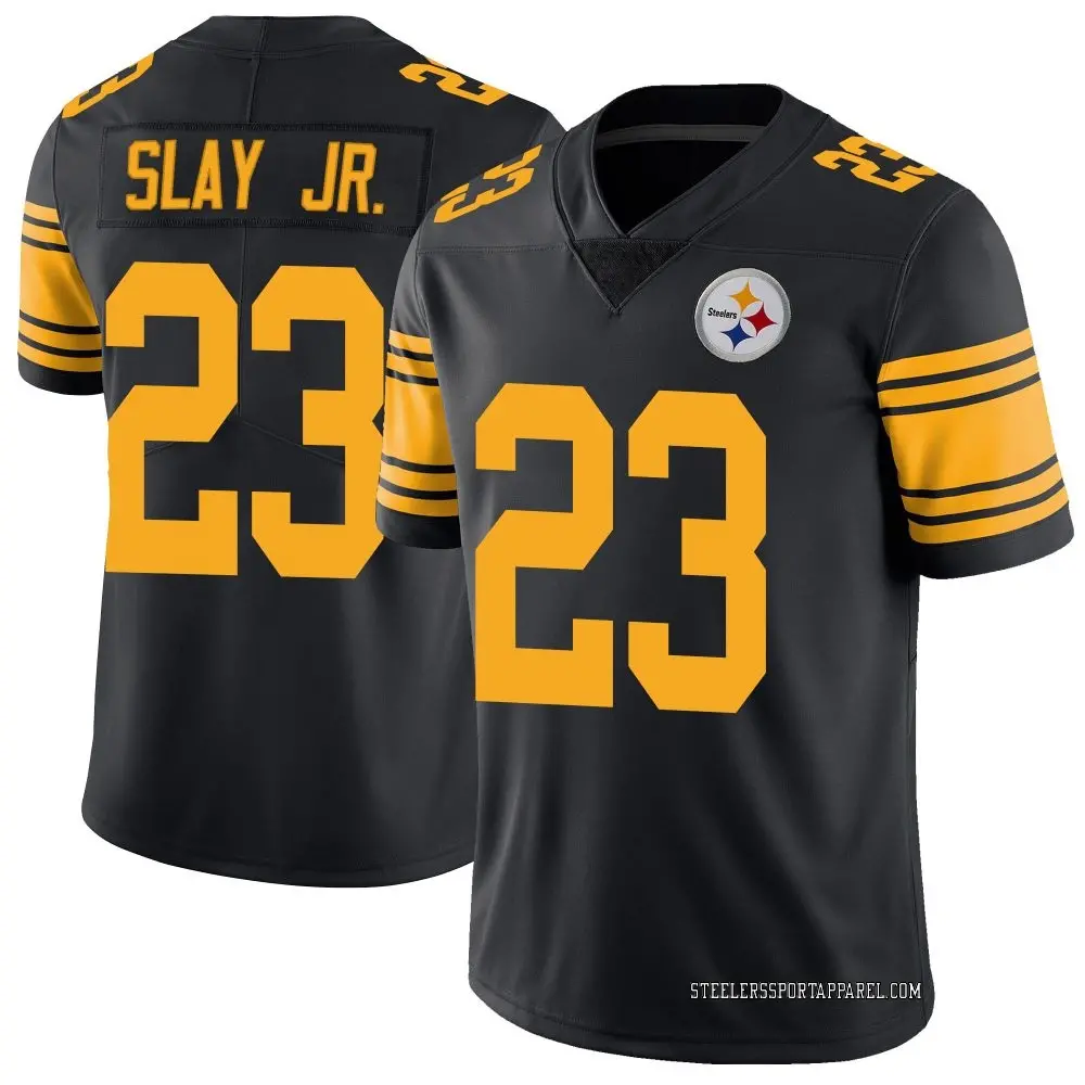 Limited Black Youth Darius Slay Jr. Pittsburgh Steelers Color Rush Jersey