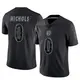 Limited Black Youth Lew Nichols Pittsburgh Steelers Reflective Jersey