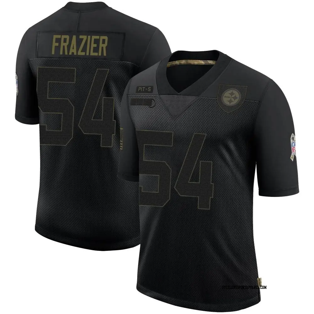 Limited Black Youth Zach Frazier Pittsburgh Steelers 2020 Salute