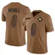 Limited Brown Youth Lew Nichols Pittsburgh Steelers 2023 Salute To Service Jersey