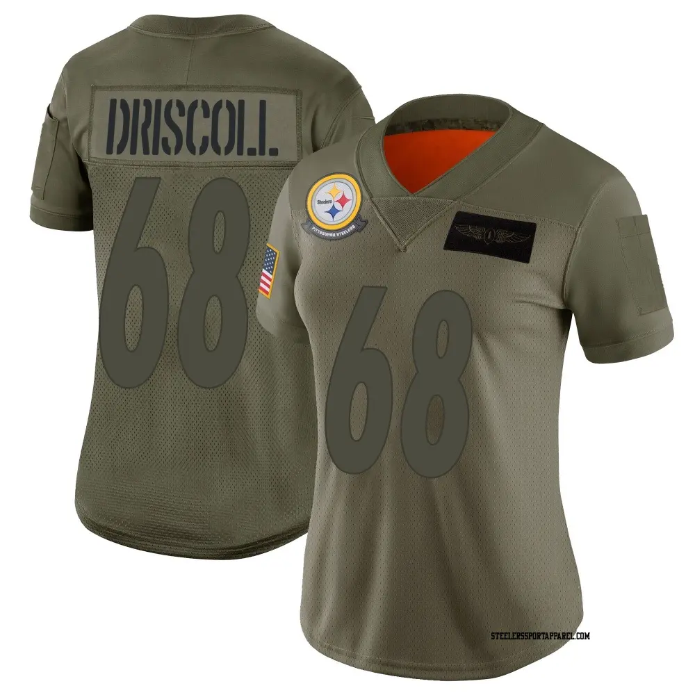 Limited Camo Women's Jack Driscoll Pittsburgh Steelers 2019 Salute to Service Jersey