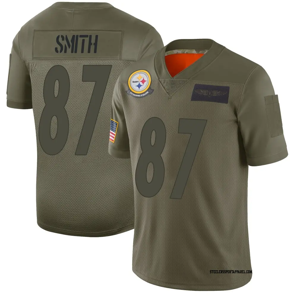 Limited Camo Youth Brandon Smith Pittsburgh Steelers 2019 Salute to Service Jersey