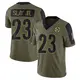 Limited Olive Men's Darius Slay Jr. Pittsburgh Steelers 2021 Salute To Service Jersey