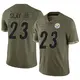 Limited Olive Men's Darius Slay Jr. Pittsburgh Steelers 2022 Salute To Service Jersey