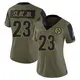 Limited Olive Women's Darius Slay Jr. Pittsburgh Steelers 2021 Salute To Service Jersey