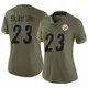 Limited Olive Women's Darius Slay Jr. Pittsburgh Steelers 2022 Salute To Service Jersey