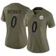 Limited Olive Women's Lew Nichols Pittsburgh Steelers 2022 Salute To Service Jersey