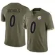 Limited Olive Youth Lew Nichols Pittsburgh Steelers 2022 Salute To Service Jersey