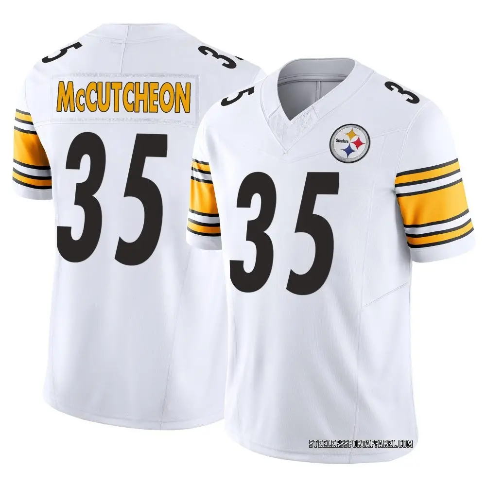 Limited White Men's Cameron McCutcheon Pittsburgh Steelers Vapor F.U.S.E. Jersey