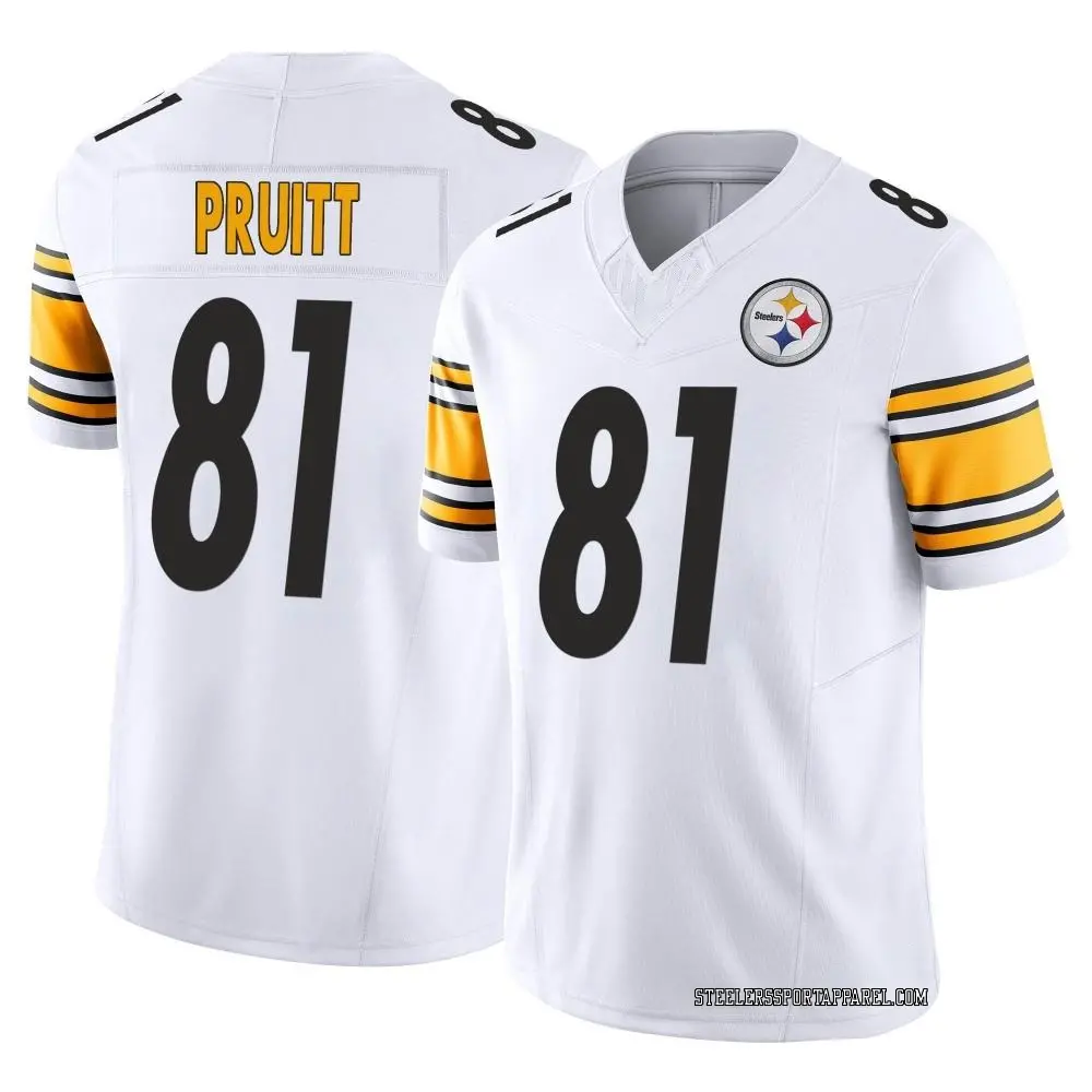 Limited White Men's MyCole Pruitt Pittsburgh Steelers Vapor F.U.S.E. Jersey