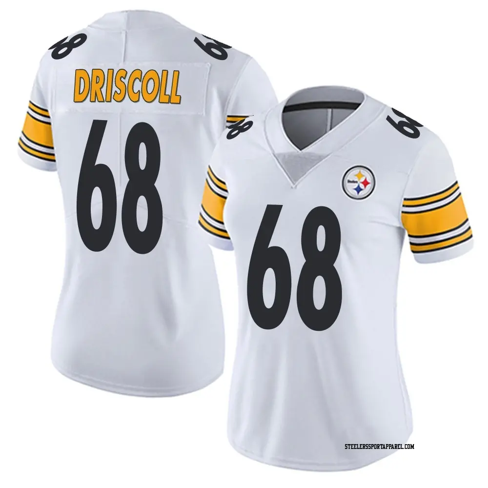 Limited White Women's Jack Driscoll Pittsburgh Steelers Vapor Untouchable Jersey